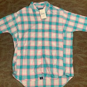 NWT Lauren James Boyfriend Flannel size large